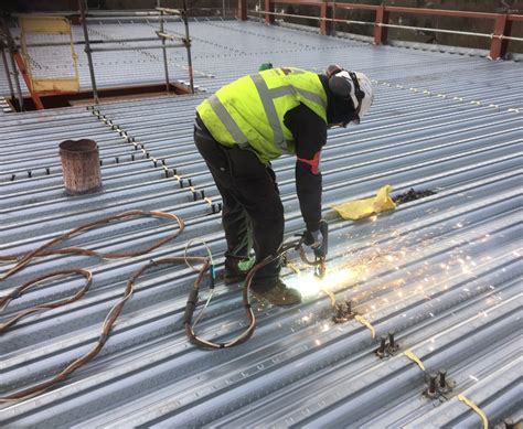 welding studs to sheet metal|welding studs to steel beams.